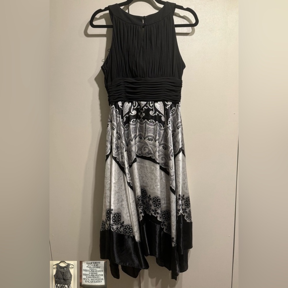 Signature/Sangria Hankerchief Dress